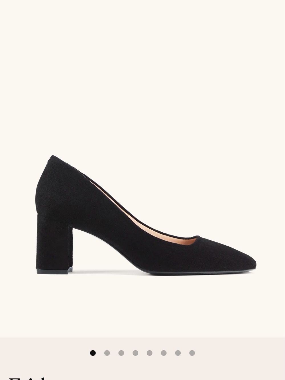 Inez Frida Suede Pumps - Picture 2 of 9